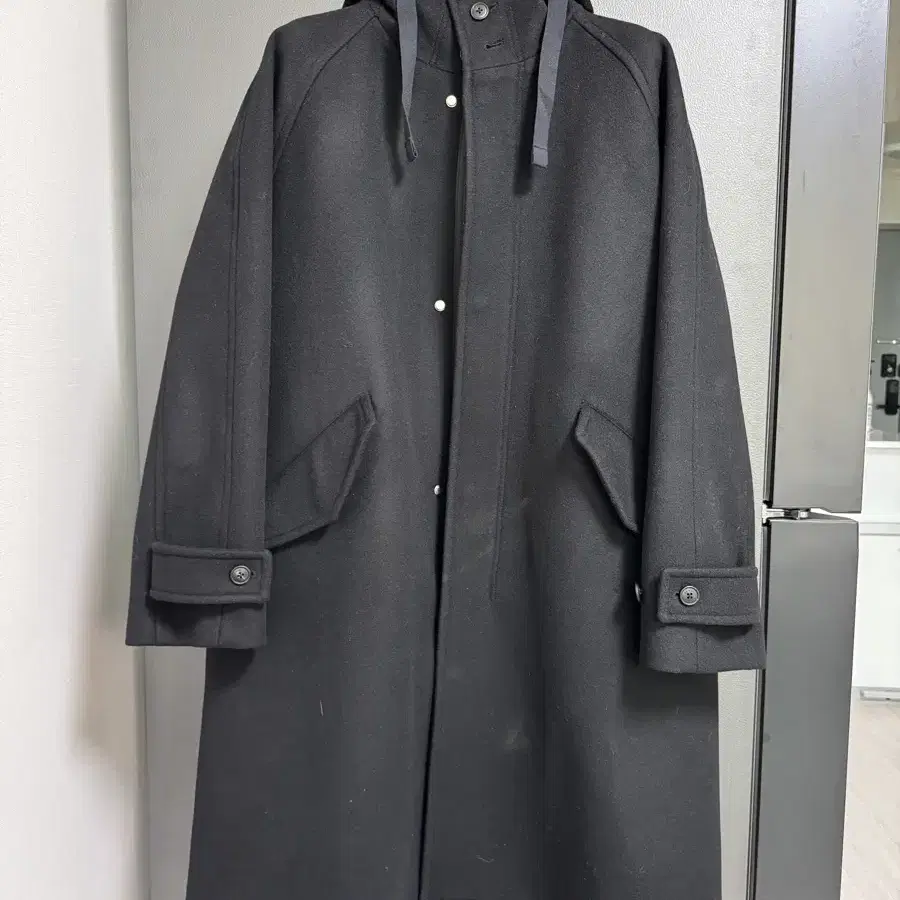 비슬로우 후드코트 M65 CASHMERE HOOD COAT