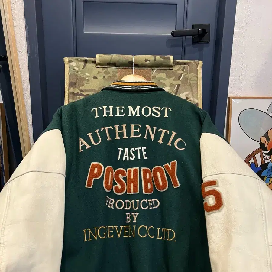 1980s POSHBOY VARSITY 포쉬보이 빈티지바시티자켓