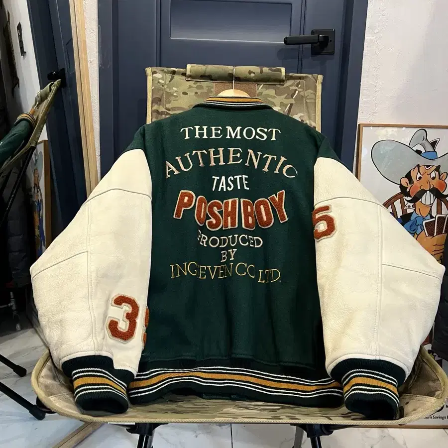 1980s POSHBOY VARSITY 포쉬보이 빈티지바시티자켓