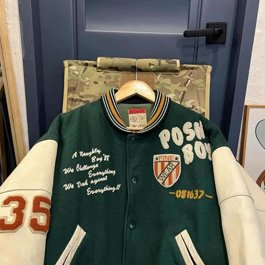 1980s POSHBOY VARSITY 포쉬보이 빈티지바시티자켓