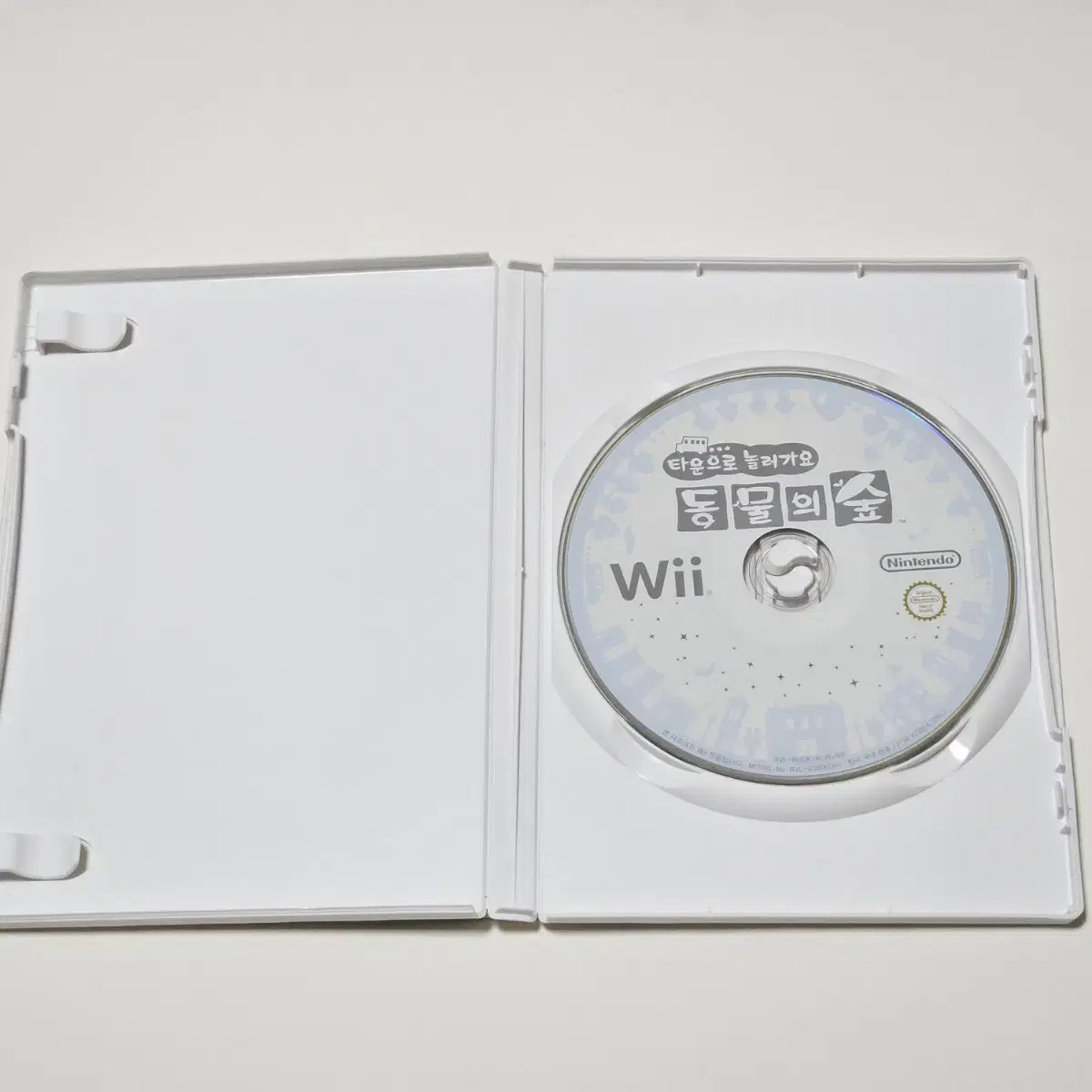 닌텐도 wii 타동숲 타운으로 놀러가요 동물의숲 CD