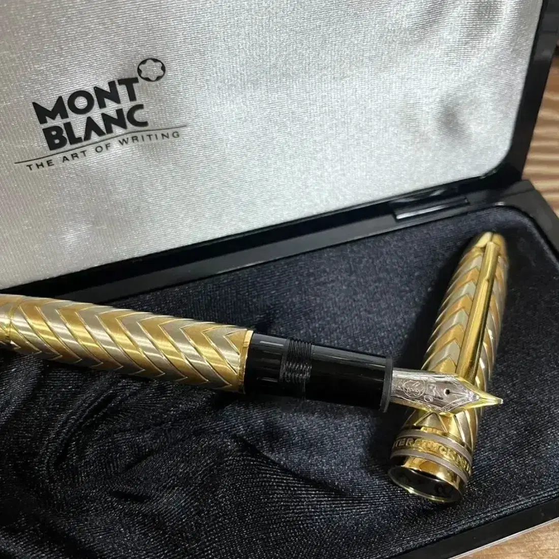 몽블랑 솔리드골드 750 만년필 montblanc 18k