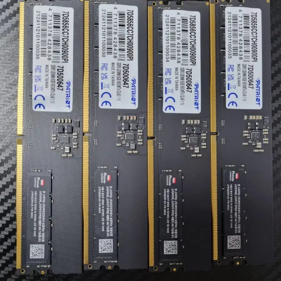 패트리어트 ddr5 5600 cl46 EVO 8gb*4개 팝니다