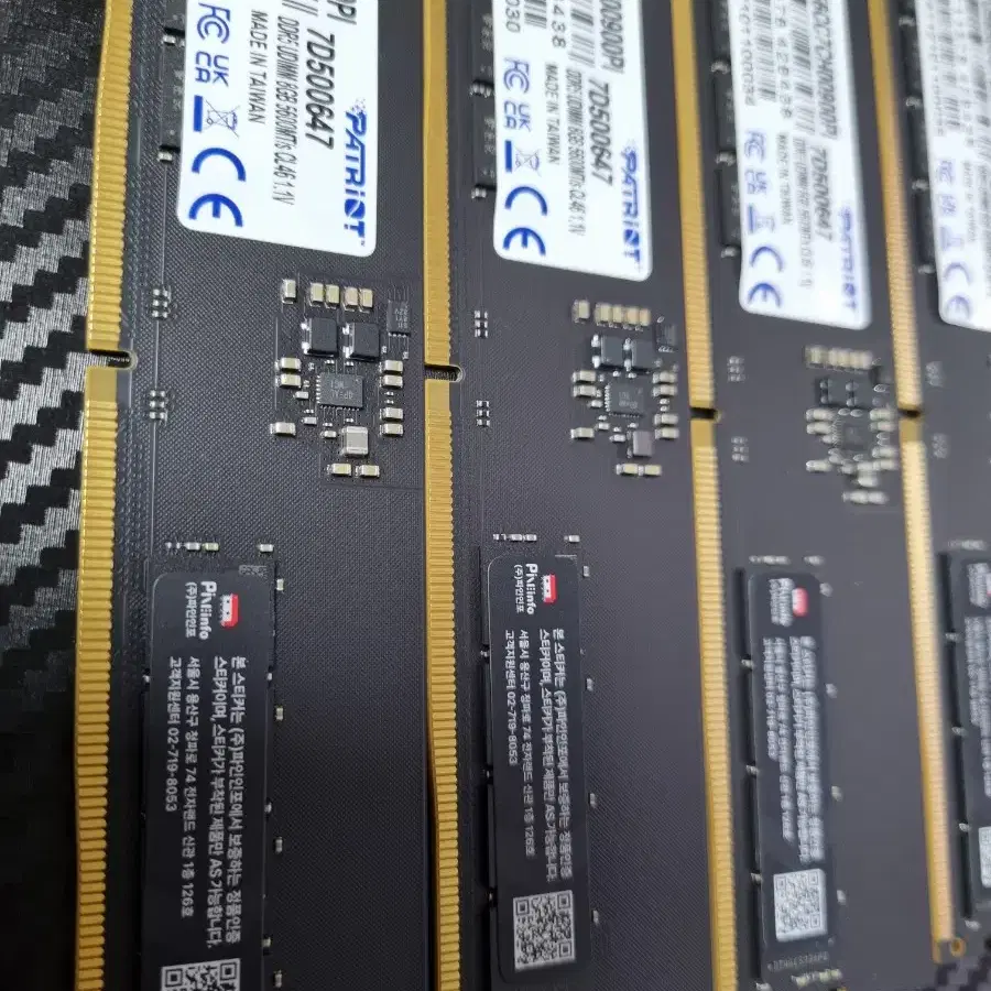 패트리어트 ddr5 5600 cl46 EVO 8gb*4개 팝니다