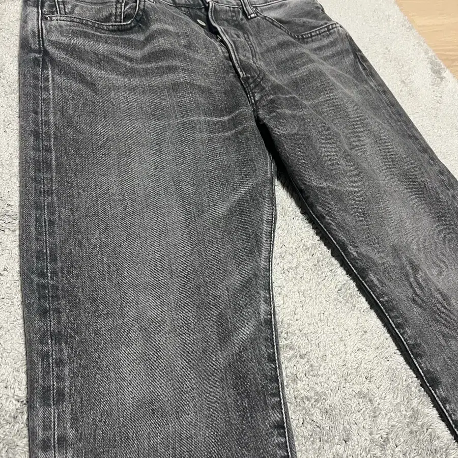 옴니갓(30)5P College Jeans Used Wash Black