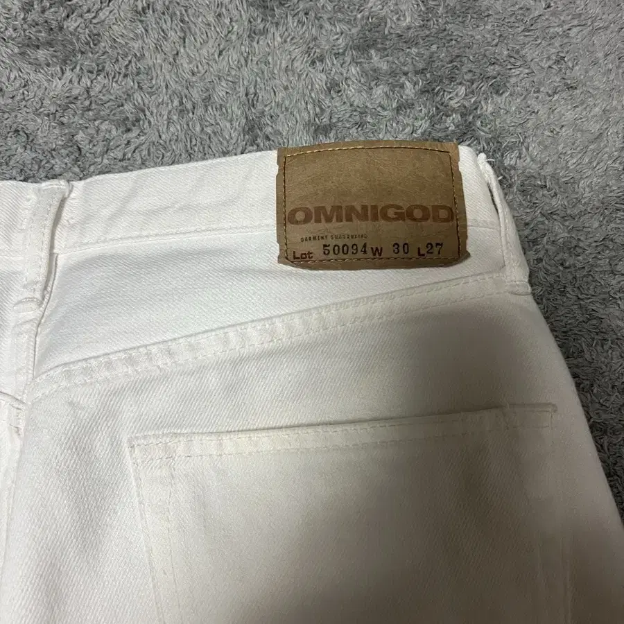 옴니갓(30)Omnigod 5P College Jeans White