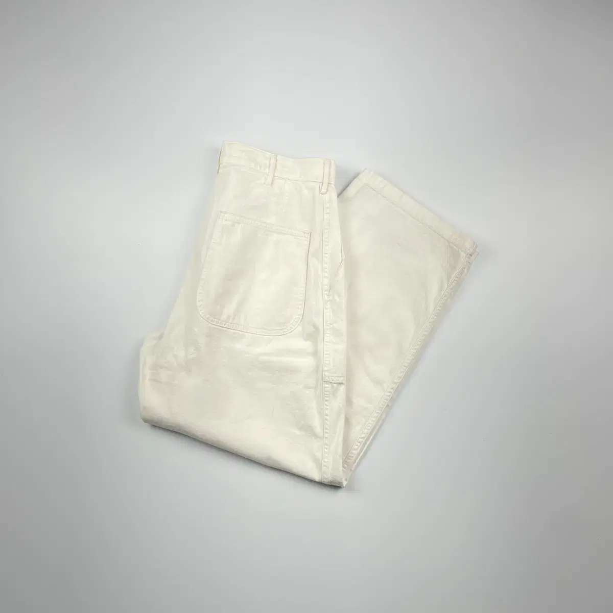 (31) Captain Sunshine Baker Denim Pants White