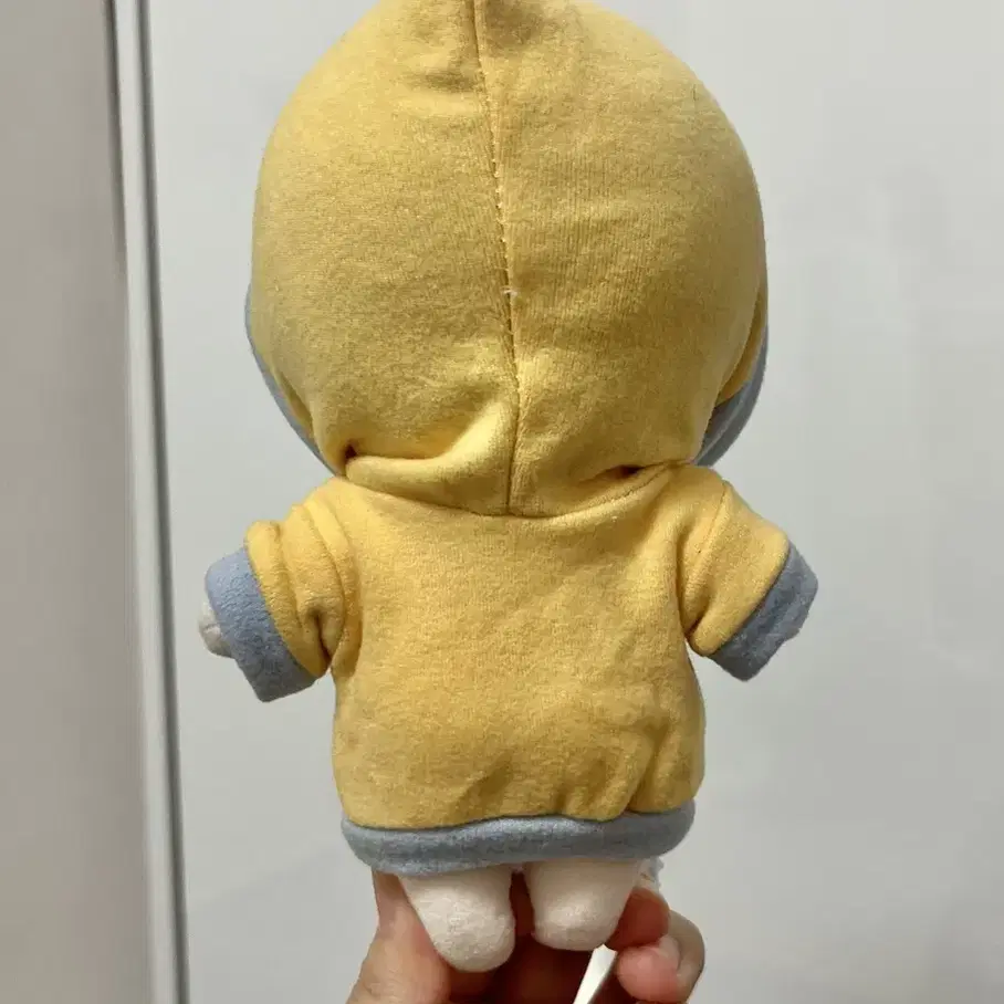 15cm 인형옷 노란색 후드티