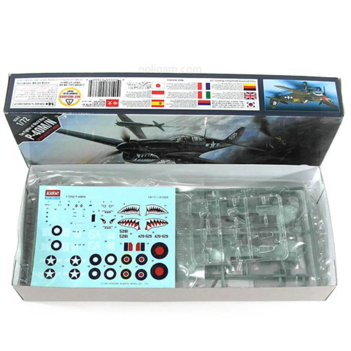 미개봉 새상품 1/72 P-40M/N + 1/288 우주왕복선 및 점보