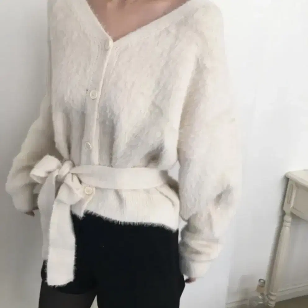 노비야카 Toast muffler fur cardigan 가디건 (새상품