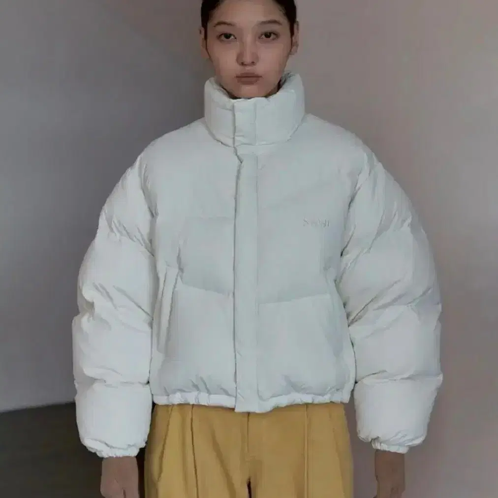 시눈 패딩 푸퍼 자켓 puffer jaket 아이보리