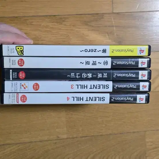 ps2 호러 명작 제로, 제로 붉은나비, 사일런트힐3, 사일러트힐4 일괄