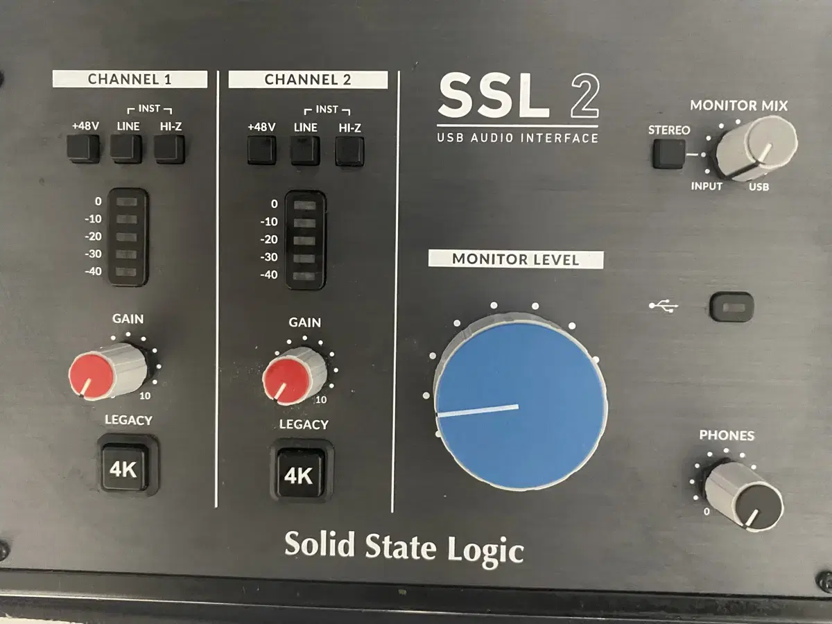 오디오 인터페이스(SSL2 Solid State Logic)