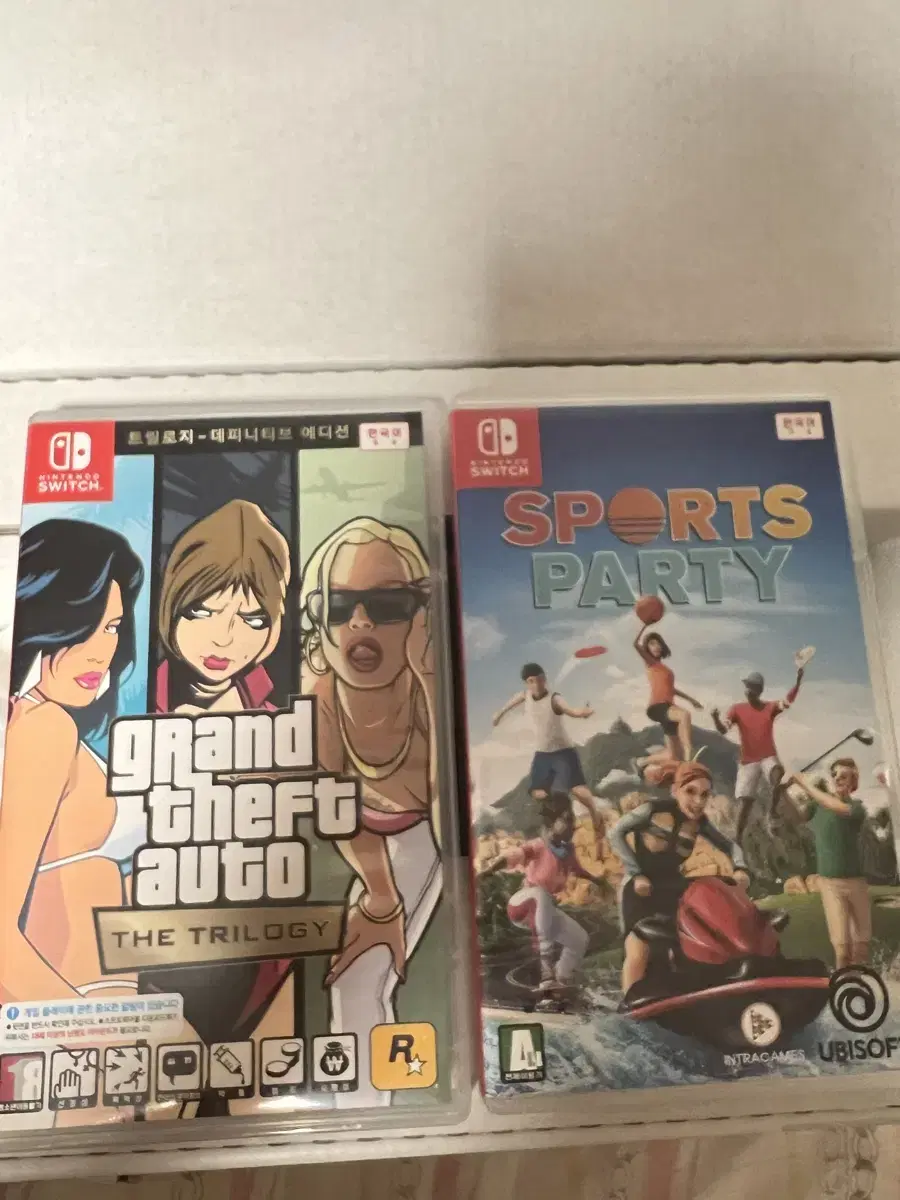 닌텐도 스위치 게임칩 팩 스포츠파티 , gta