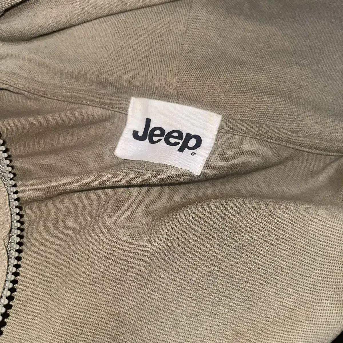 Jeep 지프 사파리 반팔 롱후드집업