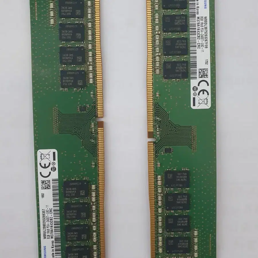 삼성  DDR4 PC2400T 8G 2가 판매