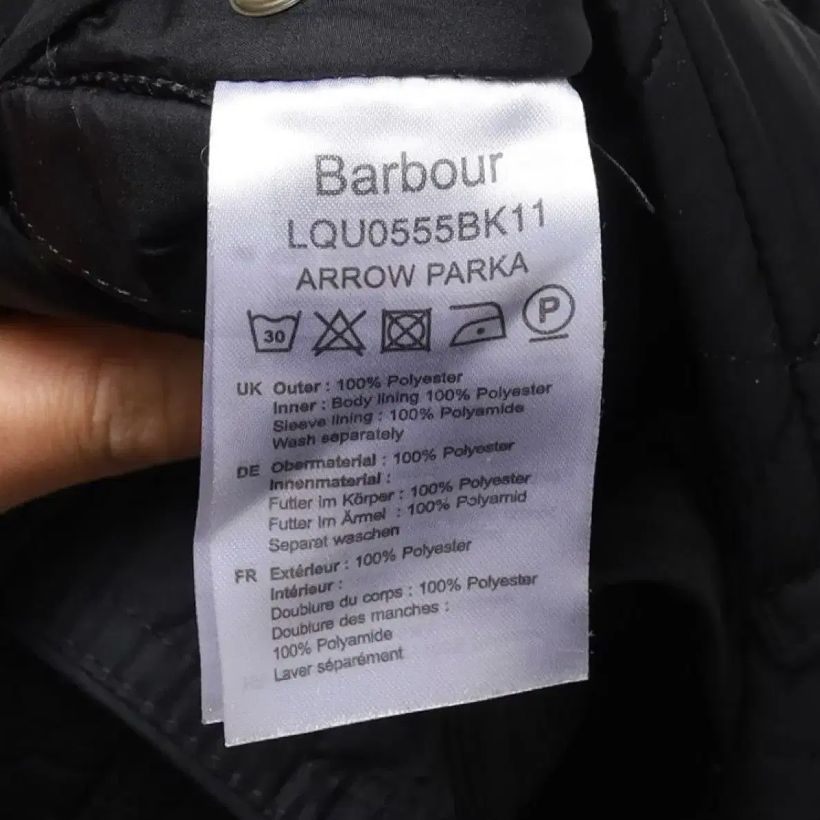 Barbour international Quilting Arrow Par