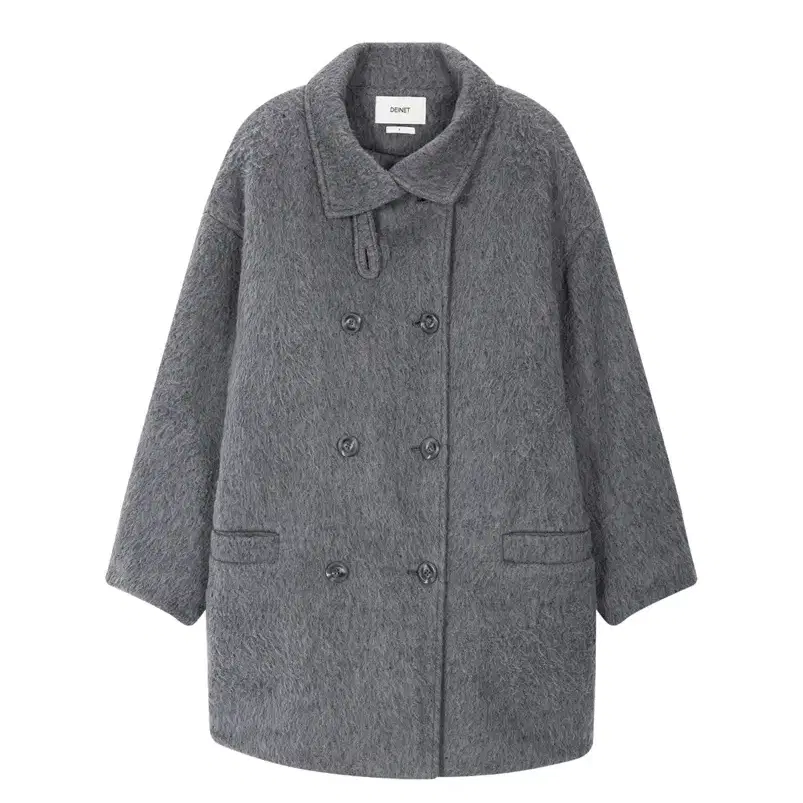 다이닛 DOLLY OVERFIT HALF COAT IN GREY