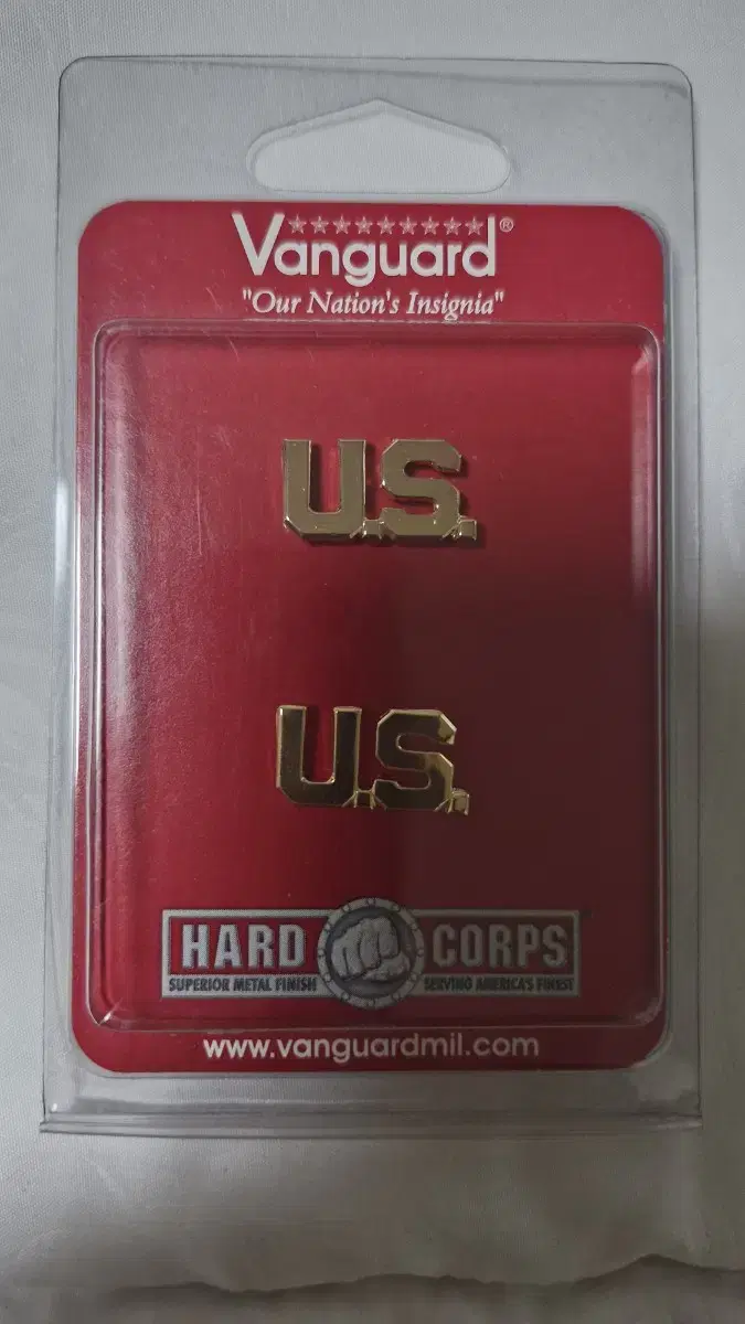 22K plated (US military badge) with the "U.S." label