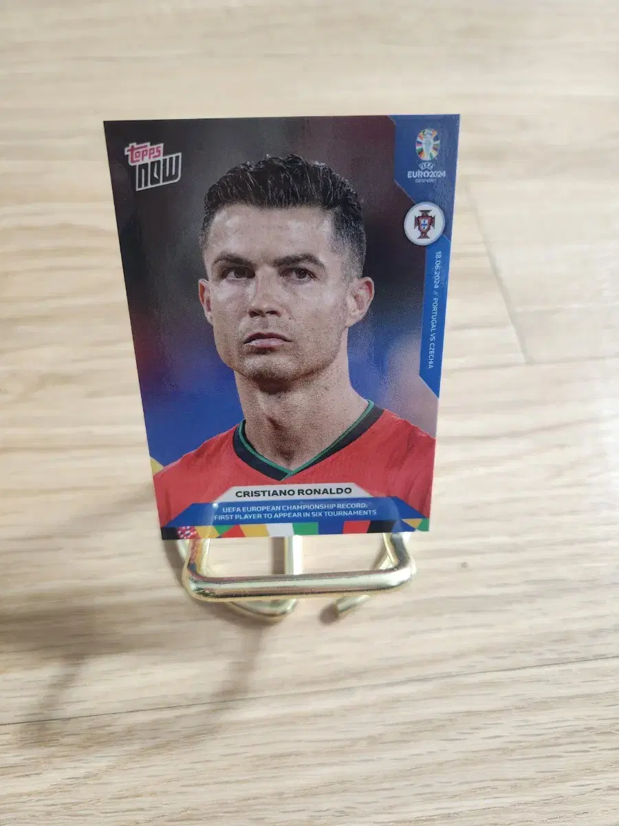 24TopsNow 24 euros Real Madrid Cristiano Ronaldo Soccer Card