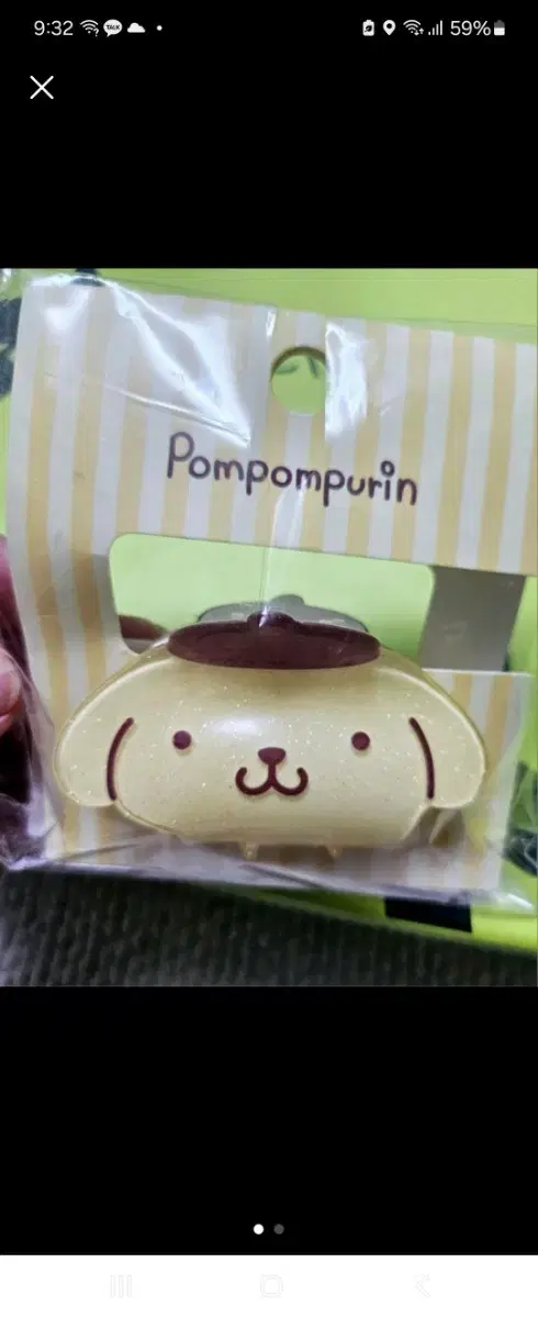 Pom Pom Purin Hair Clips Pin