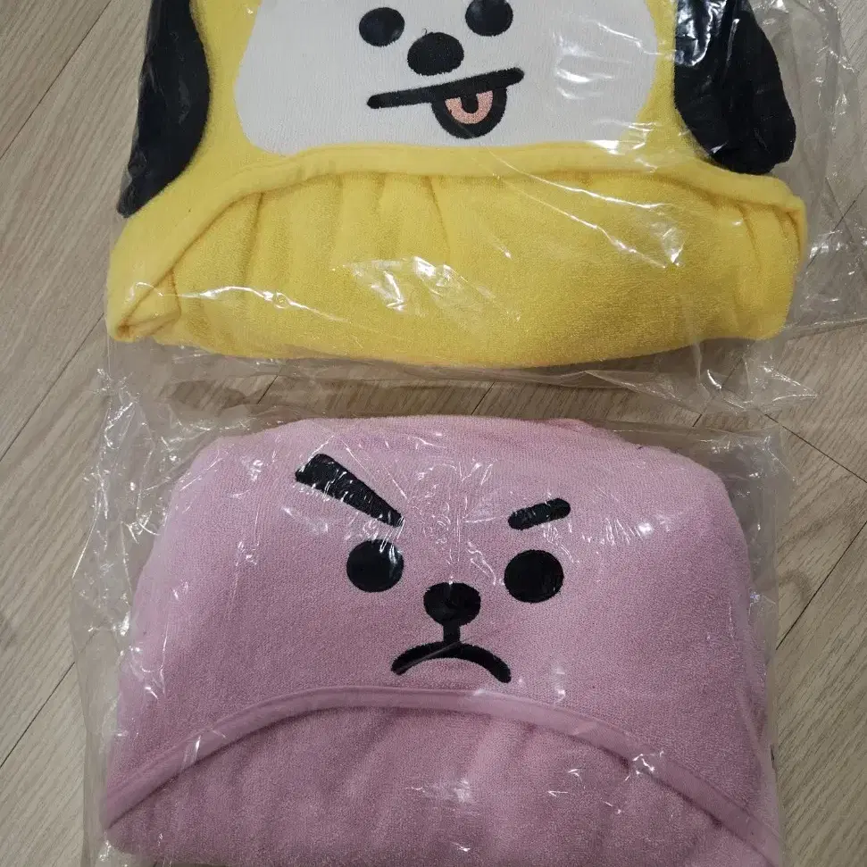 bts bt21 치미 쿠키 후드타월