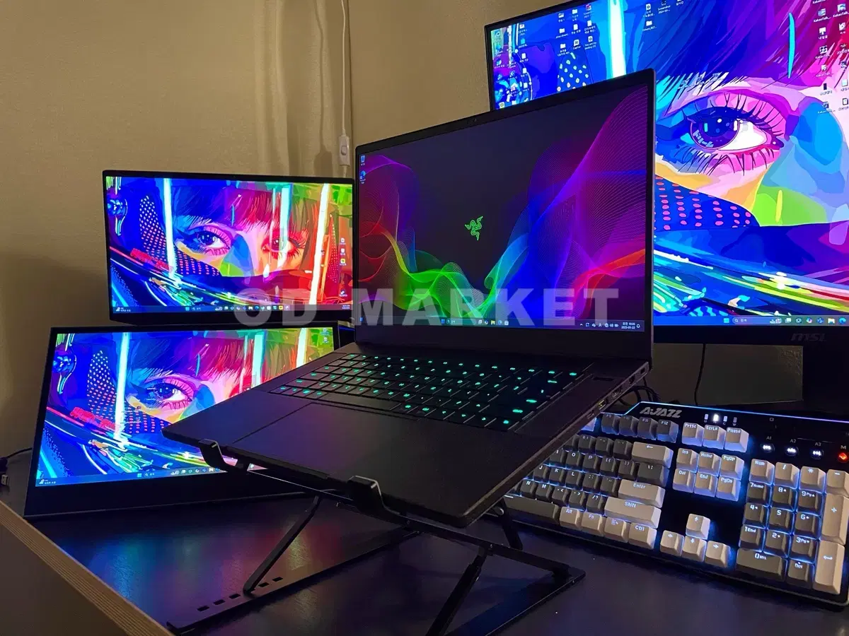 RTX2080 레이저블레이드 게이밍 노트북(240hz,풀박스)