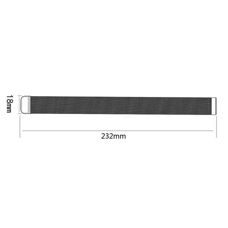 NEW 22mm 블랙 마그네틱 시계줄 스트랩 자석 갤럭시워치 호환 패션