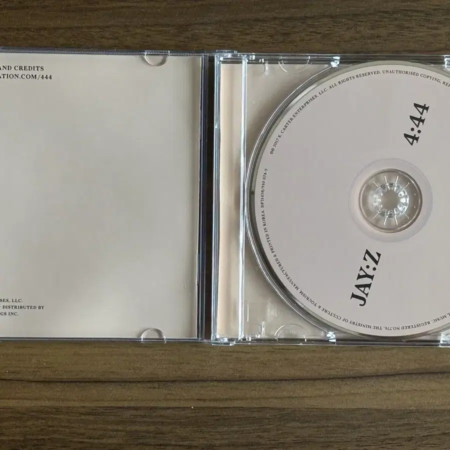 JAY-Z 제이지 4:44 CD