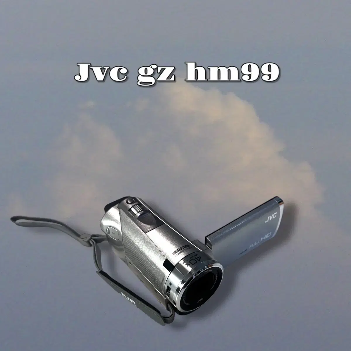 거의 새것 / jvc hm99 빈티지 캠코더 카메라 실버