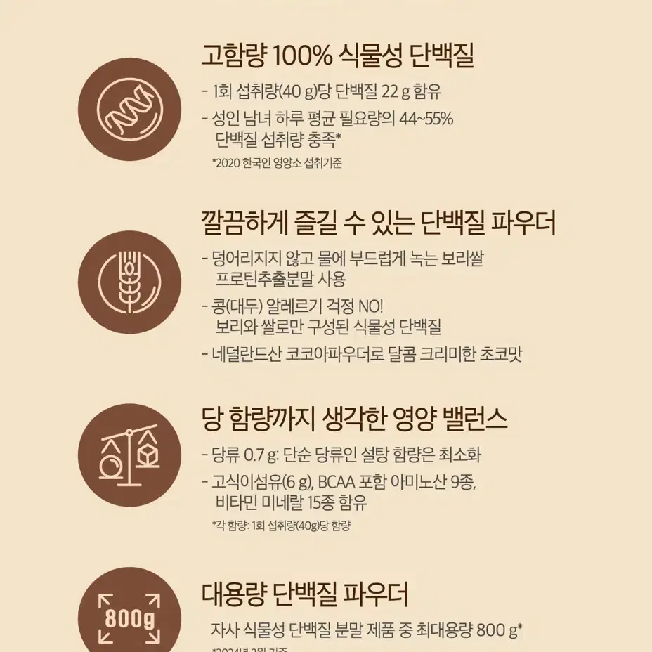 마이밀 식물성 단백질 쉐이크 초코맛 800g (20일분)