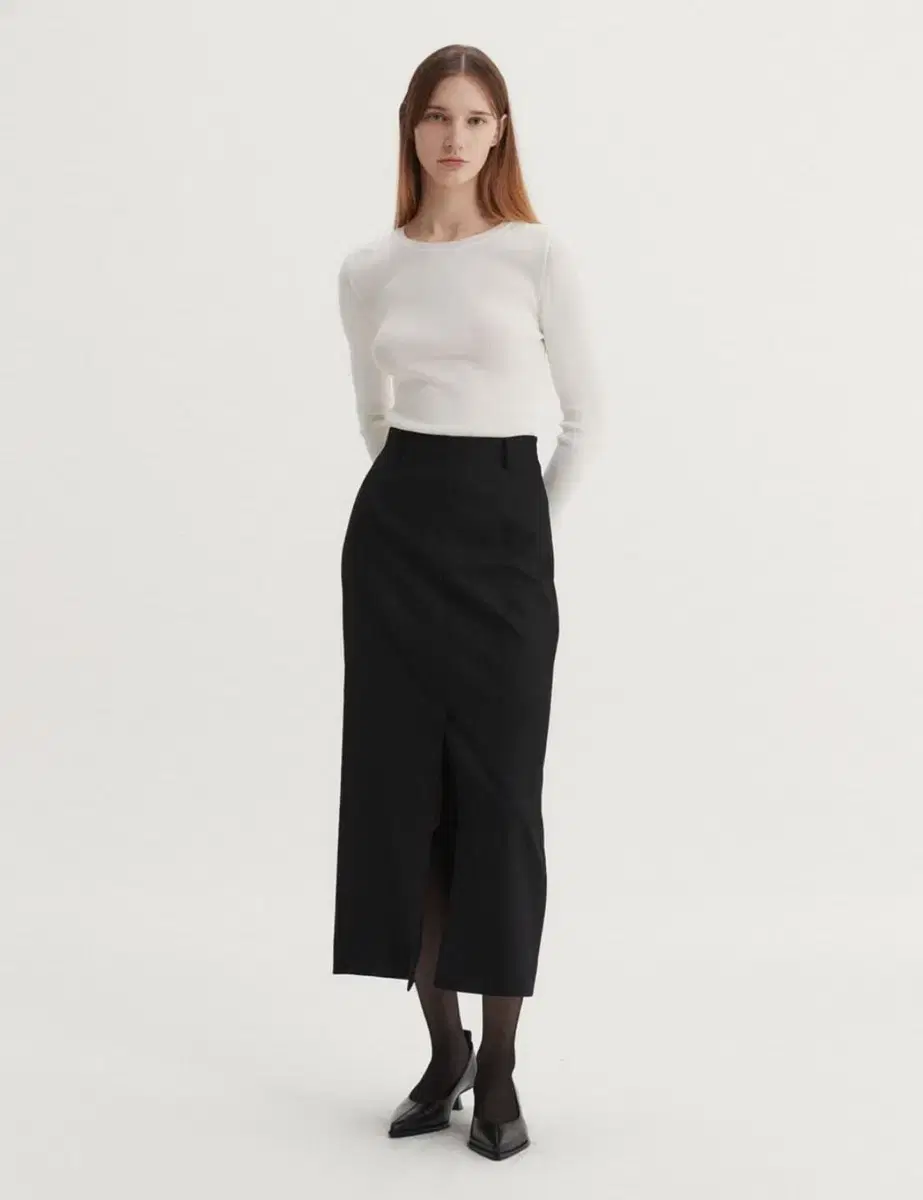 새상품 Eaah wool skirt