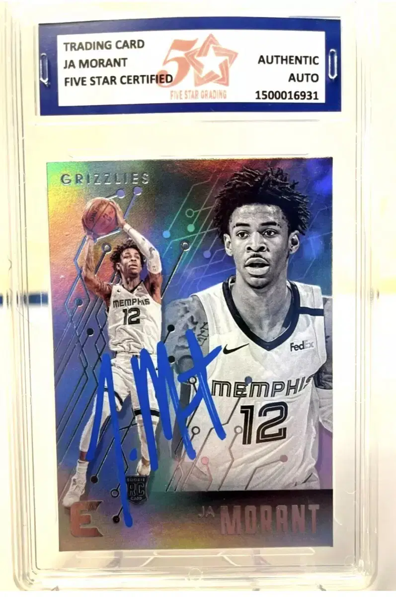 2019-2020 panini jamorant rc auto #230