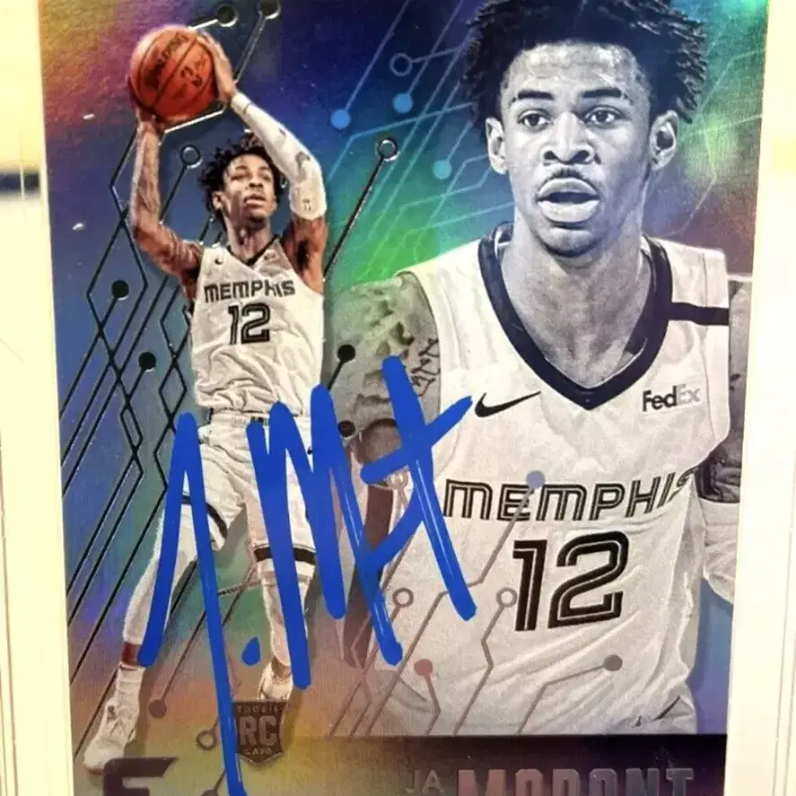 2019-2020 panini jamorant rc auto #230