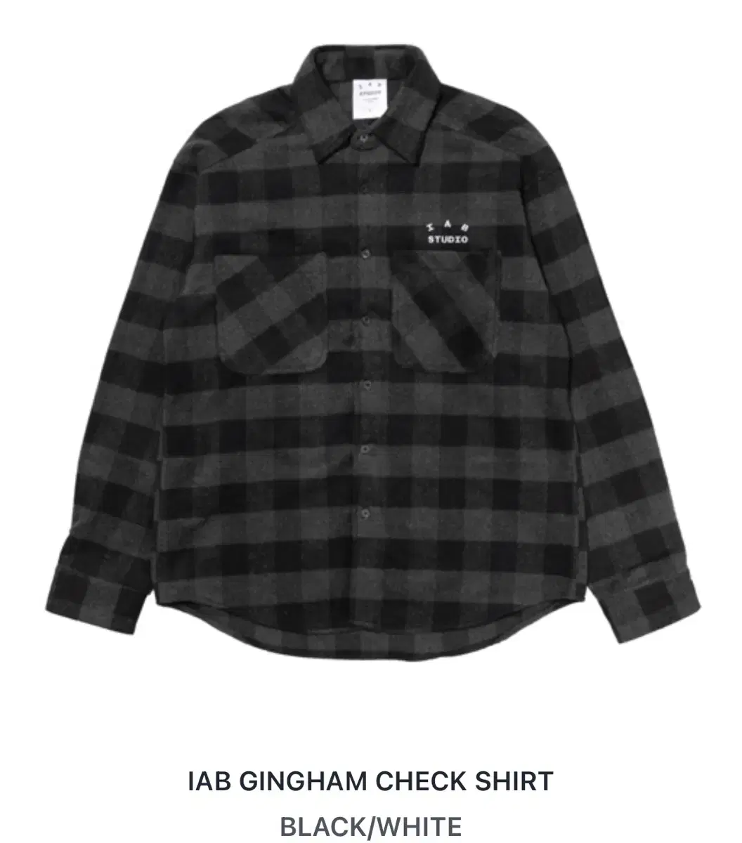 [S]아이앱 깅엄 체크셔츠 IAB GINGHAM CHECK SHIRT 최