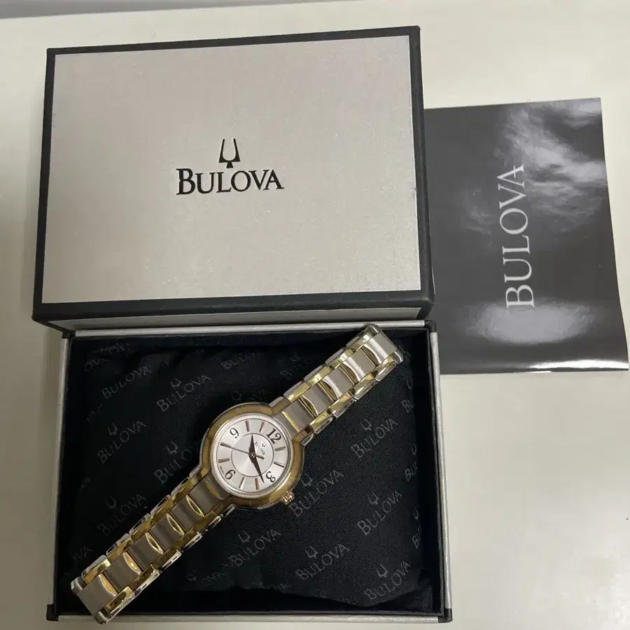 [풀박]bulova 부로바 정품 클래식 드레스 콤보 시계 여성용 워치