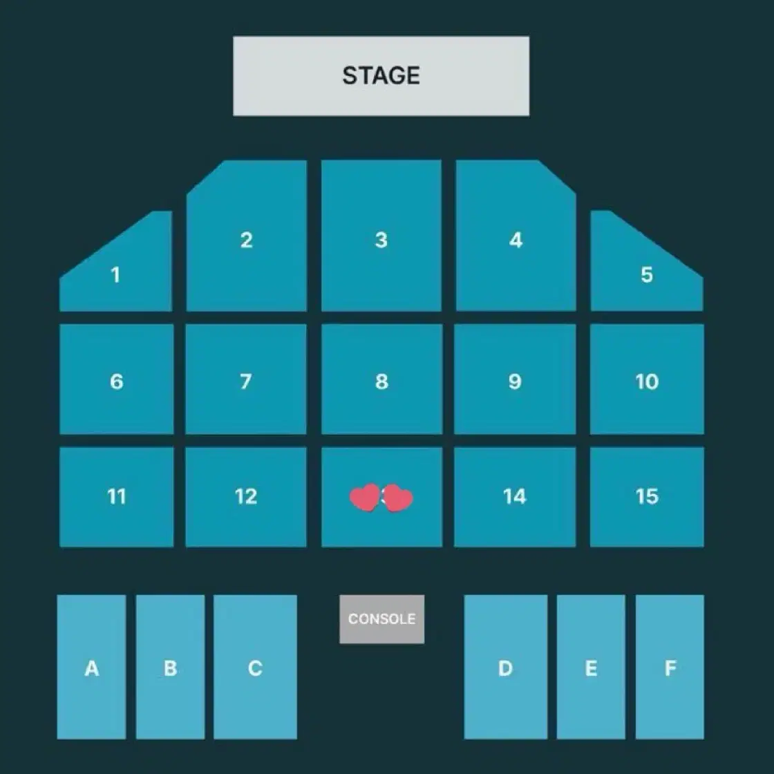 데이식스 부산콘 첫콘 13구역