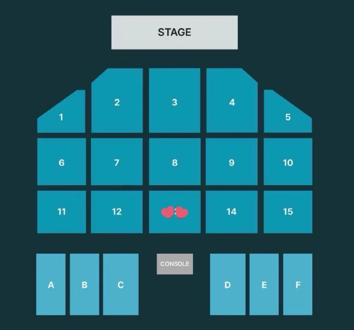 데이식스 부산콘 첫콘 13구역