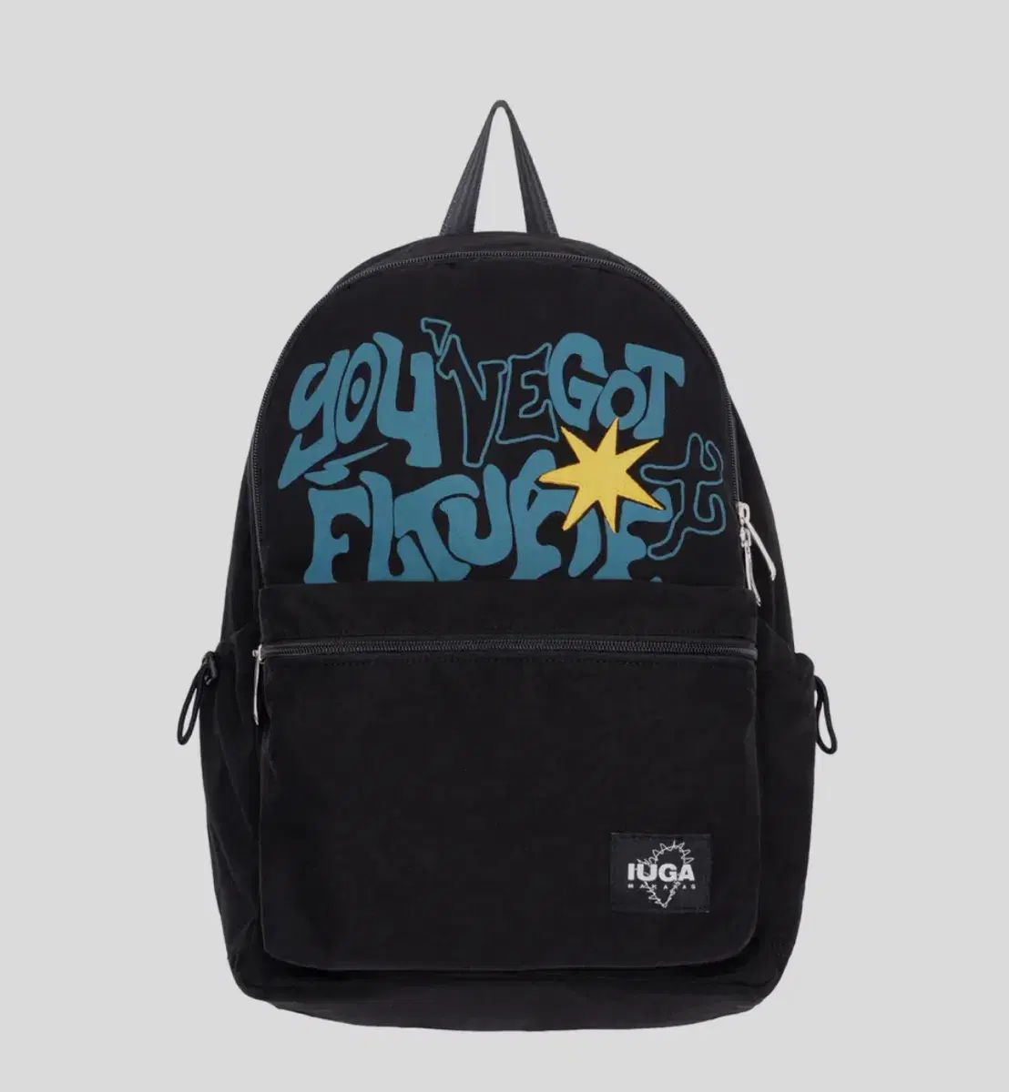 이우가마카라스 Printed Twill Pocket Backpack 백팩