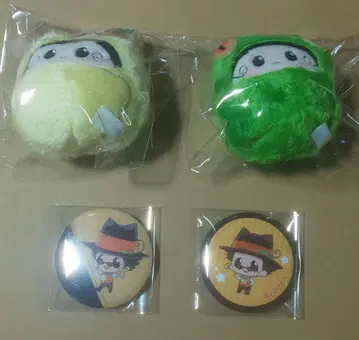 가정교사 히트맨 REBORN! 쿠루미타 피누이 캔뱃지 리본 4종 세트