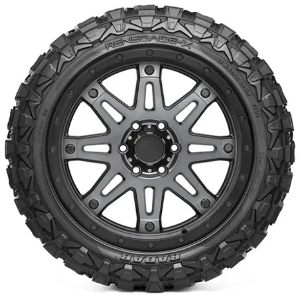 Off-road tires for Ilsan-mounted vehicles only. Radar Renegade X On sale now!