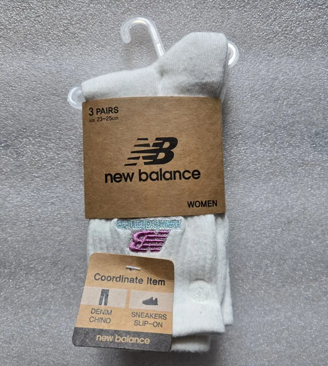 총3족 뉴발란스 newbalance 여성 양말 스포츠양말 중목양말