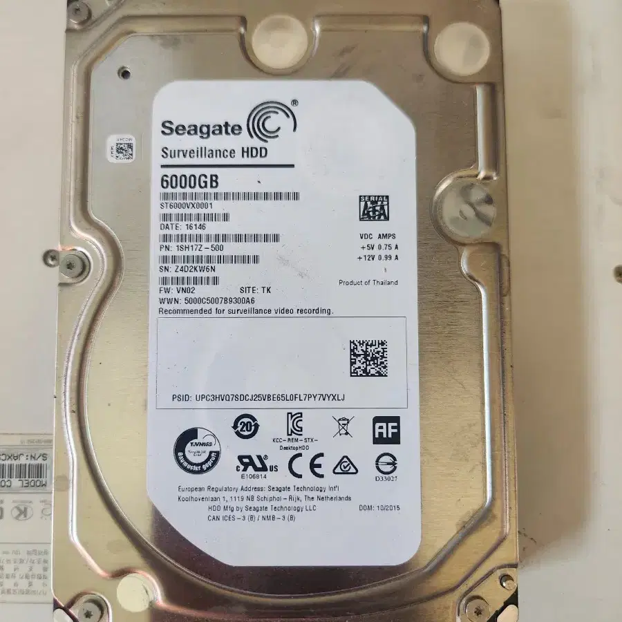 seagate 3.5 6TB hdd