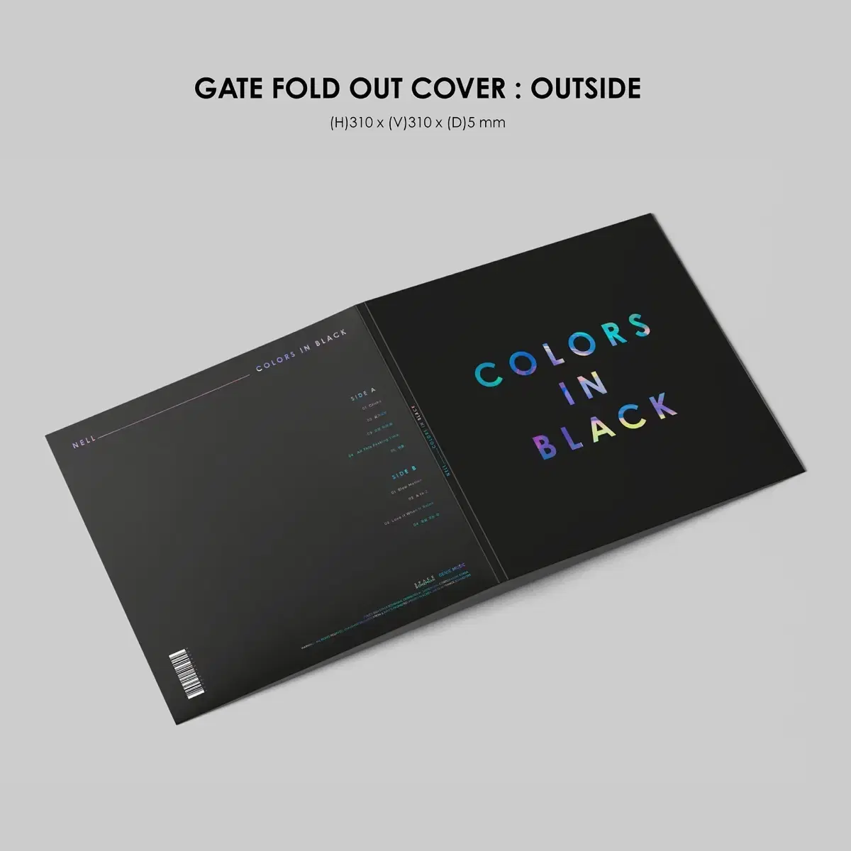 넬 (Nell) COLORS IN BLACK LP 미개봉