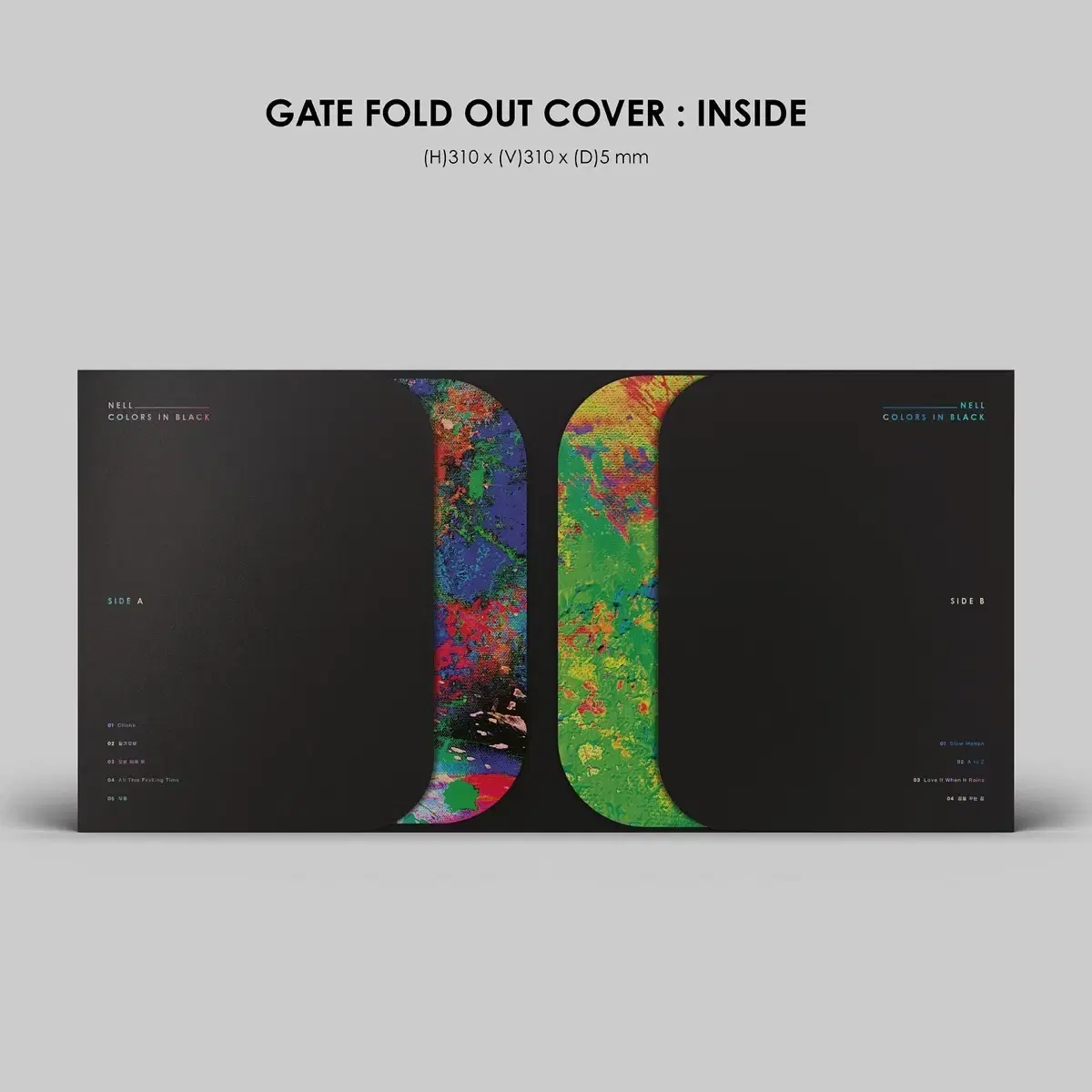 넬 (Nell) COLORS IN BLACK LP 미개봉