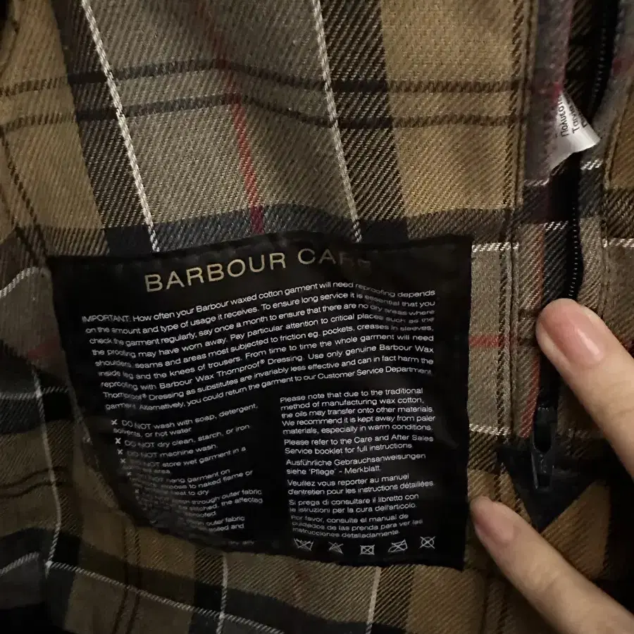 Barbour 바버 키즈 보이즈 왁스 자켓