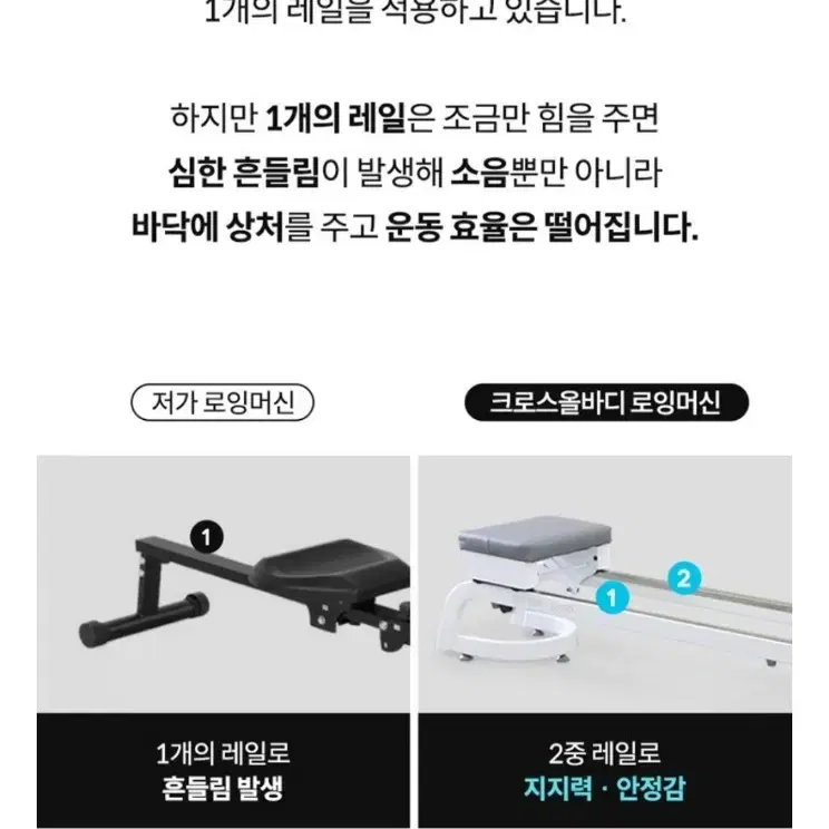 크로스 올바디 로잉머신 오지호 로잉머신 흰색