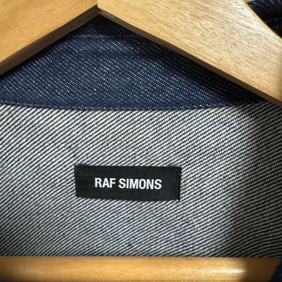 라프시몬스 오버핏 데님셔츠    RAF SIMONS