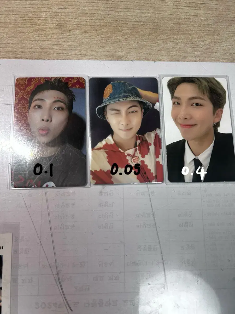 방탄소년단 남준 RM포카 팔아요