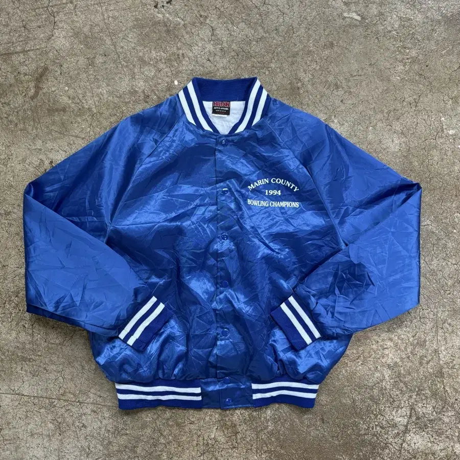 90s HILTON varsity jacket